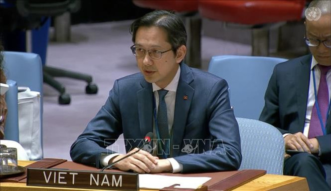 L’ambassadeur Dô Hung Viêt, représentant permanent du Vietnam auprès des Nations Unies. Photo : VNA do-hung-viet-debat-conseil-de-securite.jpg