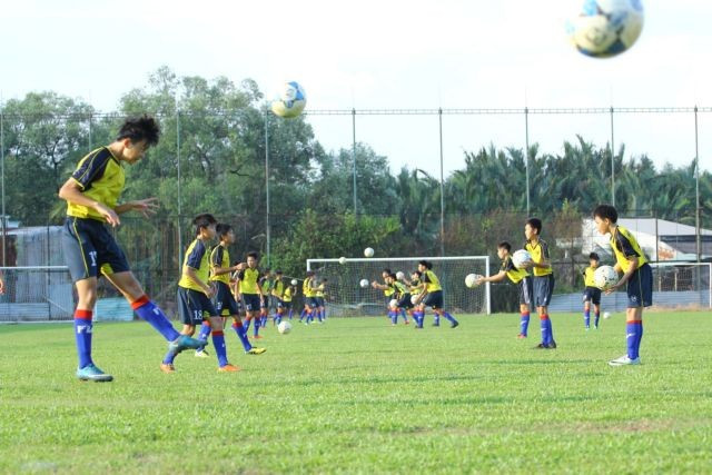 L’Académie de football du Fonds de promotion des talents du football vietnamien (PVF) forme les jeunes joueurs au football professionnel. Photo : PVF pvf-football-academy.png