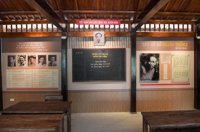 Ce lieu est devenu un point de jonction entre le passé, le présent et l’avenir du journalisme révolutionnaire vietnamien. Photo: Musée de la presse vietnamienne ecole-de-journalisme-huynh-thuc-khang-668.jpg