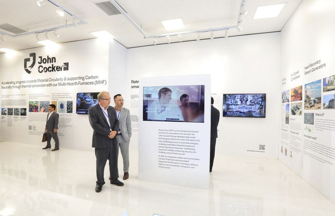 Un espace d’exposition à l’Exposition internationale de l’innovation et de la créativité du Vietnam 2023. Photo : VNA exposition-internationale-de-linnovation-et-de-la-creativite-du-vietnam.jpg