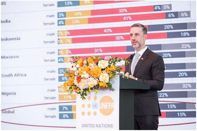 Matt Jackson, représentant de l’UNFPA au Vietnam, a salué les efforts du Vietnam pour garantir le droit à l’autodétermination reproductive. Photo : UNFPA matt-jackson.jpg