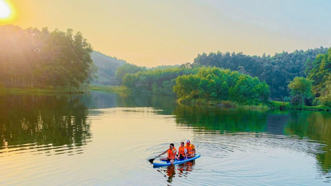 Ghênh Chè, nouveau site phare de tourisme communautaire dans la province de Thai Nguyên. Photo: vietnamtourism.gov.vn ghenh-che-vietnamtourismgovvn.jpg