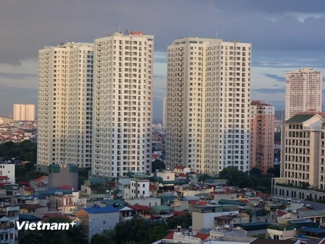 Le prix moyen des appartements continue d’augmenter au deuxième trimestre 2025. Photo : VietnamPlus prix-moyen-des-appartements.jpg