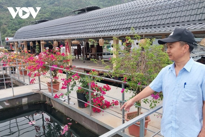 La coopérative Passion Hòa Binh développe des produits touristiques combinant l'élevage de poissons en cages. Photo: VOV cooperative-passion-hoa-binh.jpg