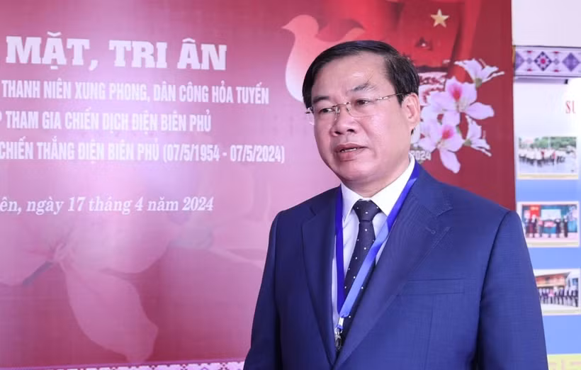 Lo Van Mung, président du Front de la Patrie du Vietnam de Dien Bien. Photo: Vietnam+