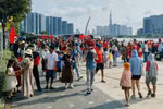 Hô Chi Minh-Ville a attiré de nombreux touristes venus assister aux célébrations du 30 avril. Photo : CVN 