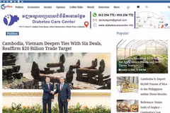 Le 10 octobre 2026, cambodianess.com a publié un article réaffirmant l'objectif commercial de 20 milliards de dollars. Photo : VNA