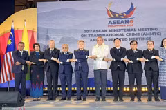 Le 20 octobre 2026, à Makati (Philippines), une délégation de haut niveau du ministère vietnamien de la Sécurité publique, a participé à la 20e réunion ministérielle de l'ASEAN sur la criminalité transnationale. Photo d'illustration : bocongan.gov.vn