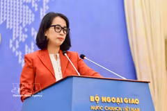 La porte-parole du ministère vietnamien des Affaires étrangères, Pham Thu Hang. Photo : VNA