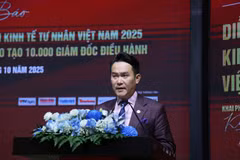 Dang Hong Anh, président de l’Association des jeunes entrepreneurs du Vietnam et du VPSF 2025. Photo : VNA