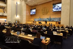 La 63e session du Conseil des droits de l’homme de l’ONU. Photo : VNA