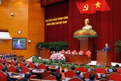 Le 12e Plénum du Comité central du Parti communiste du Vietnam (13e mandat) s’est tenue les 18 et 19 juillet 2025 à Hanoï. Photo : VNA