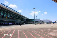 Aéroport international de Phu Quoc. Photo : VNA