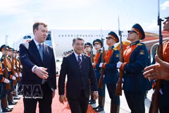 Le Premier ministre Le Minh Hung à Kazan pour le Sommet commémoratif ASEAN-Russie. Photo : VNA