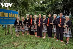 À Ban Ca, où 90% des ménages appartiennent à l’ethnie Dao, les traditions culturelles restent vivaces. Photo: Công Luân/VOV