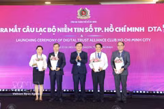 Lancement du Club de confiance numérique de Hô Chi Minh-Ville. Photo : VNA