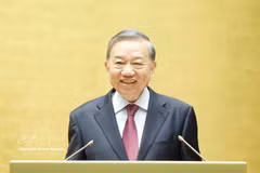 Le président du Comité central de pilotage pour les affaires étrangères et l’intégration internationale, To Lam. Photo : VNA
