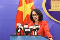 La porte-parole du ministère vietnamien des Affaires étrangères, Pham Thu Hang. Photo : VNA
