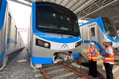 DEs conducteurs de métro sur la ligne 1 (Ben Thanh - Suoi Tien). Photo : nhandan.vn