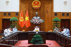 Le Premier ministre Le Minh Hung a présidé, le 3 juillet à Hanoï, une réunion consacrée au Cadre national d'architecture numérique. Photo : VNA