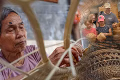 Le village de Phu Vinh est aujourd’hui le plus représentatif de la vannerie en bambou et rotin à Hanoï. Photo: Hà Nam/Nhân Dân