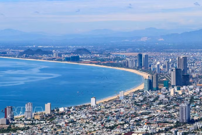 Un coin de la ville balnéaire de Da Nang (Centre). Photo: VNA