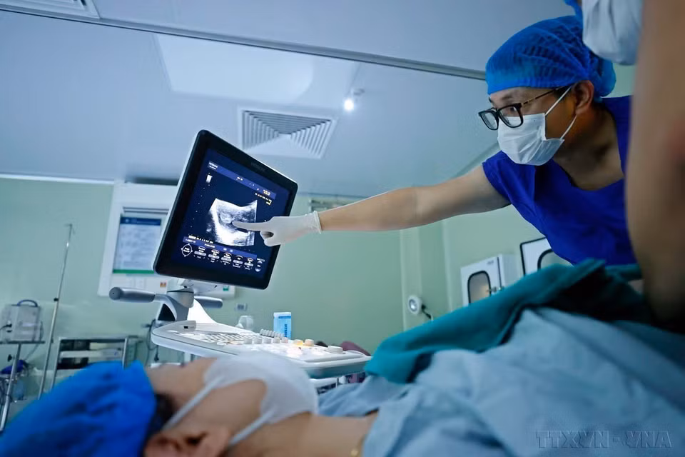 Grâce aux progrès technologiques, la fécondation in vitro (FIV) à l'hôpital d'obstétrique et de gynécologie de Hanoï a apporté le bonheur à des dizaines de milliers de familles et constitue aujourd'hui la méthode de procréation assistée la plus rapide et la plus réussie. Photo : VNA