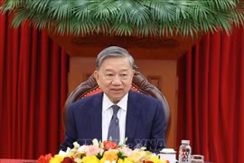 Le secrétaire général du Parti Vietnam To Lam. Photo : VNA