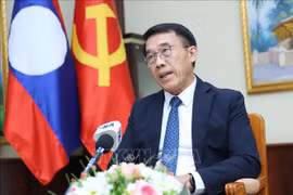 Bounleua Phandanouvong, chef de la Commission centrale des relations extérieures du Parti populaire révolutionnaire lao (PPRL). Photo : VNA