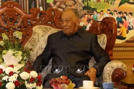 Le général Khamtay Siphandone, ancien président du Parti populaire révolutionnaire lao et ancien président lao. Photo : VNA