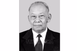 L'ancien président du Parti révolutionnaire populaire lao, ancien président lao, Khamtay Siphandone. Photo : VNA