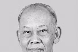 L'ancien président lao Khamtay Siphanone. Photo : VNA