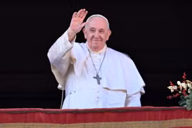 Le pape François. Photo : AFP