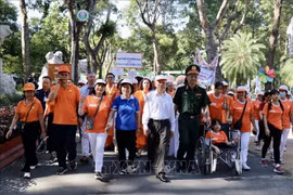 Marche solidaire « Pour les victimes de l’agent orange/dioxine 2025 ». Photo : VNA
