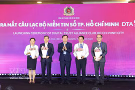 Lancement du Club de confiance numérique de Hô Chi Minh-Ville. Photo : VNA