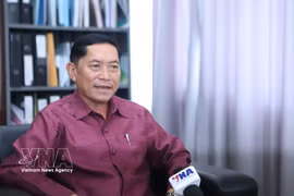 Le directeur général de l’Agence de presse du Laos (KPL), Vannasin Simmavong. Photo : VNA