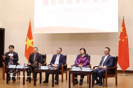 L’ambassade du Vietnam en Chine a organisé, le 12 mars à Pékin, une "Rencontre avec la presse 2026". Photo : VNA
