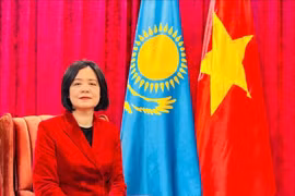Mme l'ambassadeur du Vietnam au Kazakhstan, Pham Thai Nhu Mai. Photo : VNA