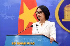 La porte-parole du ministère des Affaires étrangères Pham Thu Hang. Photo : VNA