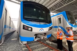 DEs conducteurs de métro sur la ligne 1 (Ben Thanh - Suoi Tien). Photo : nhandan.vn