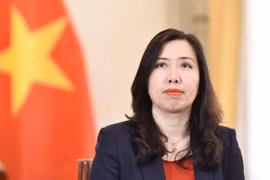La vice-ministre vietnamienne des Affaires étrangères Le Thi Thu Hang. Photo : VNA