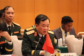 Le général de corps d’armée Hoang Xuan Chien lors de la 14e réunion des vice-ministres de la Défense ASEAN-Japon. Photo : VNA