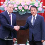 Le général Luong Tam Quang, ministre vietnamien de la Sécurité publique (droite), et le général Arkady Aleksandrovich Gostev, directeur du Service fédéral d’exécution des peines de Russie (FSIN). Photo: VNA