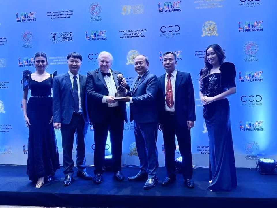 La cérémonie de remise des prix des World Travel Awards s'est déroulée le 3 septembre à Manille, aux Philippines. Photo : VNA