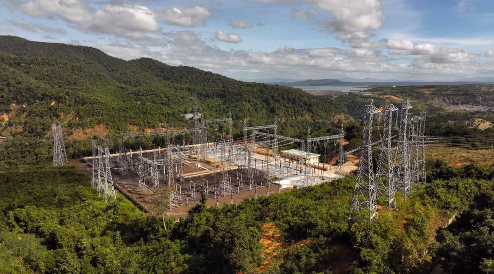 La station de transformation 500KV (centrale hydroélectrique d'Ialy) dans la commune de Ia Mo Nong, district de Chu Pah, province de Gia Lai.