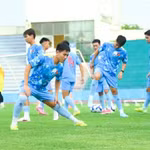 Des joueurs vietnamiens s'entraînent en vue des matchs de qualification du Groupe C pour la Coupe d'Asie des moins de 20 ans de l'AFC 2027. Photos : VFF