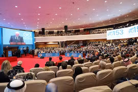 Séance d'ouverture de la 153e Assemblée générale de l'Union interparlementaire (UIP-153), le 5 octobre à Arusha, en Tanzanie. Photo : VNA