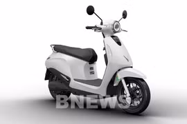 La moto électrique Vinfast Evo. 