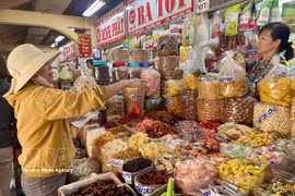 Les petites épiceries font face à la forte concurrence avec les modèles de distribution modernes. Photo : VNA