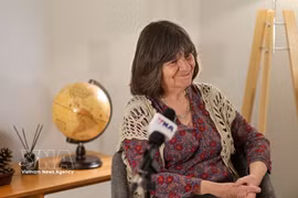 Patricia Abarzua Munoz, présidente de l’Institut culturel d’amitié Chili-Vietnam. Photo: VNA